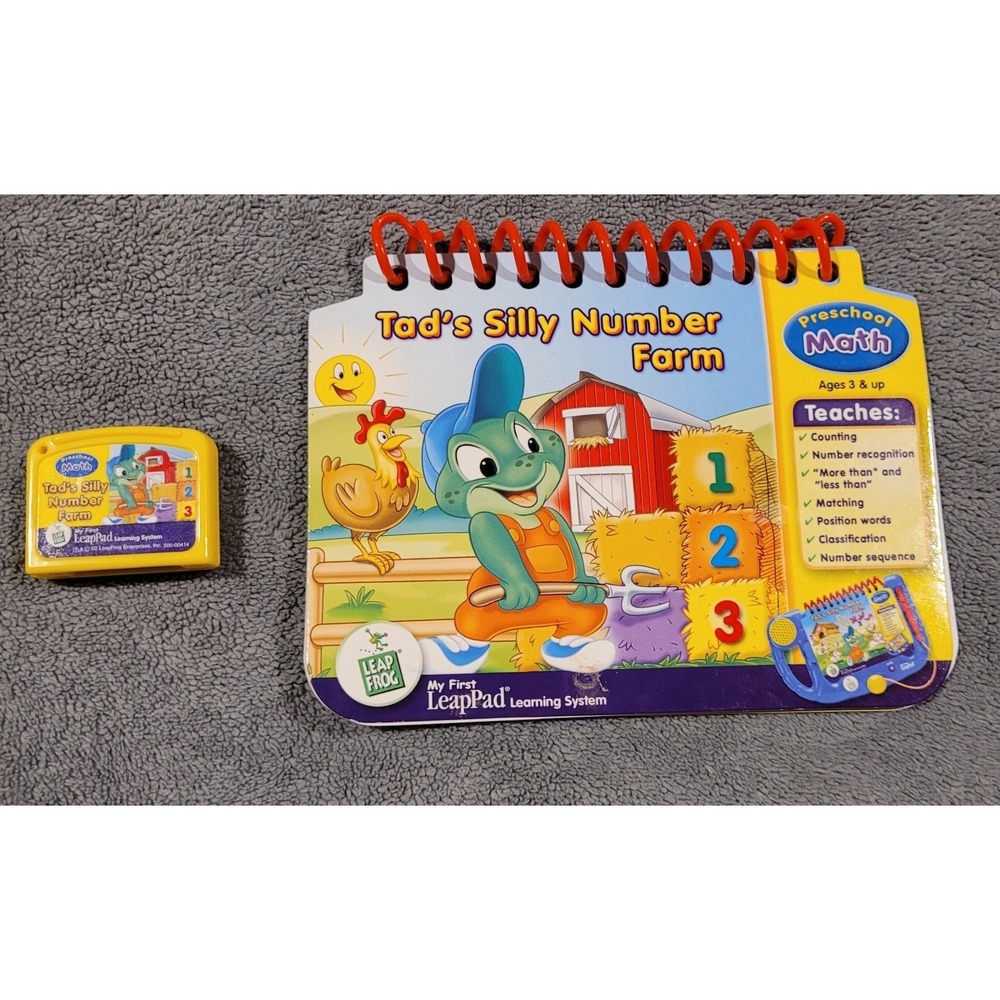 LeapFrog My First LeapPad carrying case/storage case, Books & Cartridges Lot - Picture 7 of 16